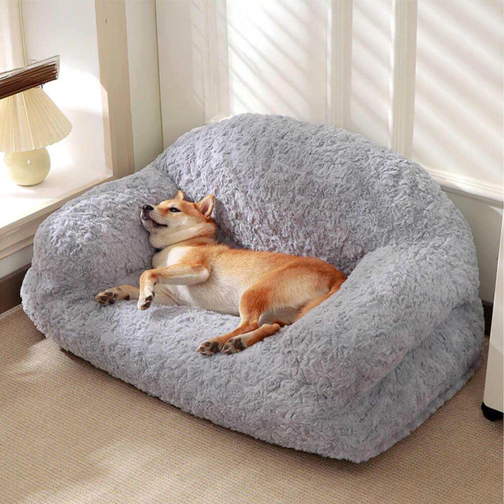 Cosy Full Support Warm Removable Washable Dog & Cat Sofa Bed