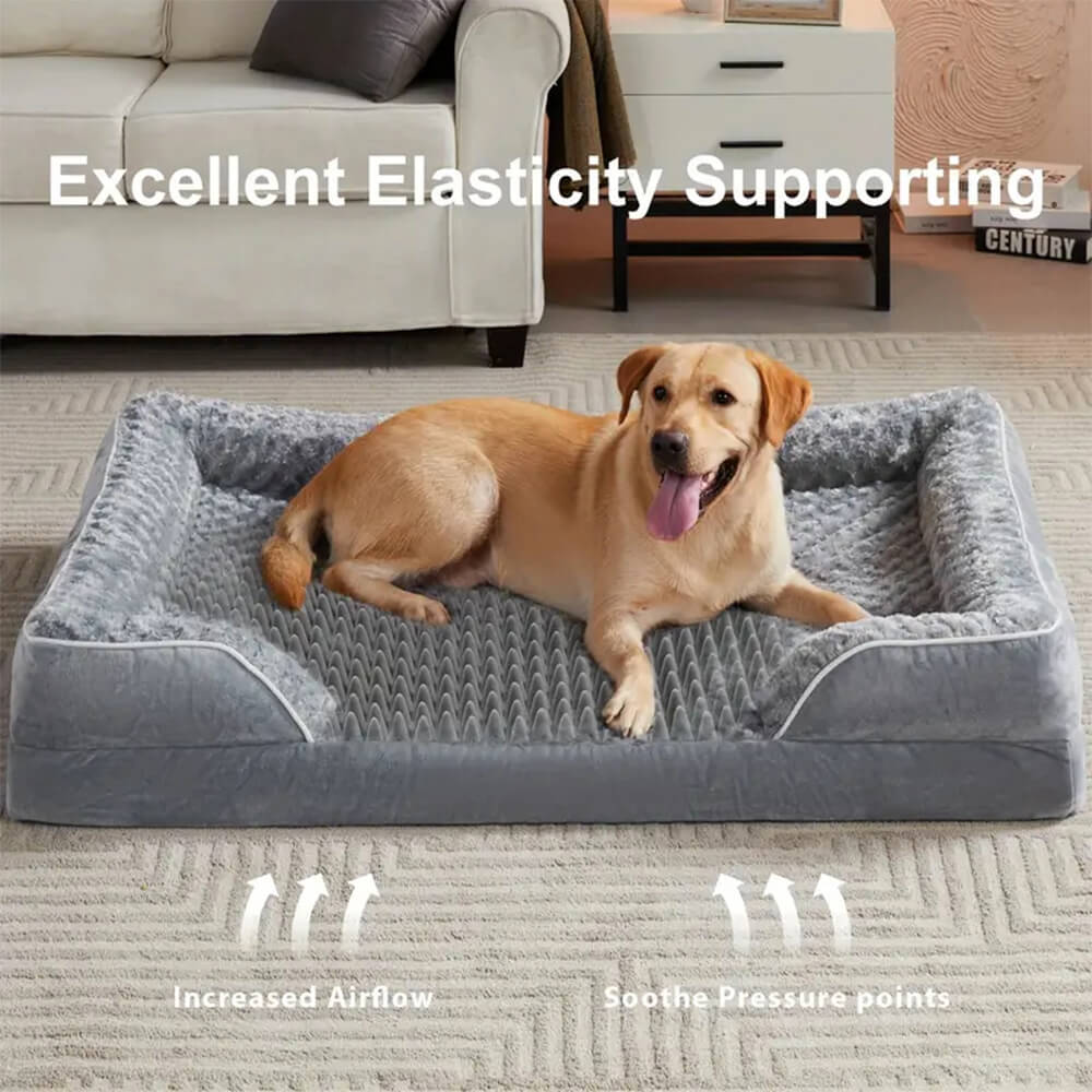 Detachable Waterproof Full Surround Support Orthopaedic Dog Bed