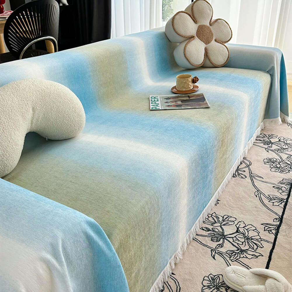 Gradient Chenille Waterproof Anti-Stain Sofa Cover