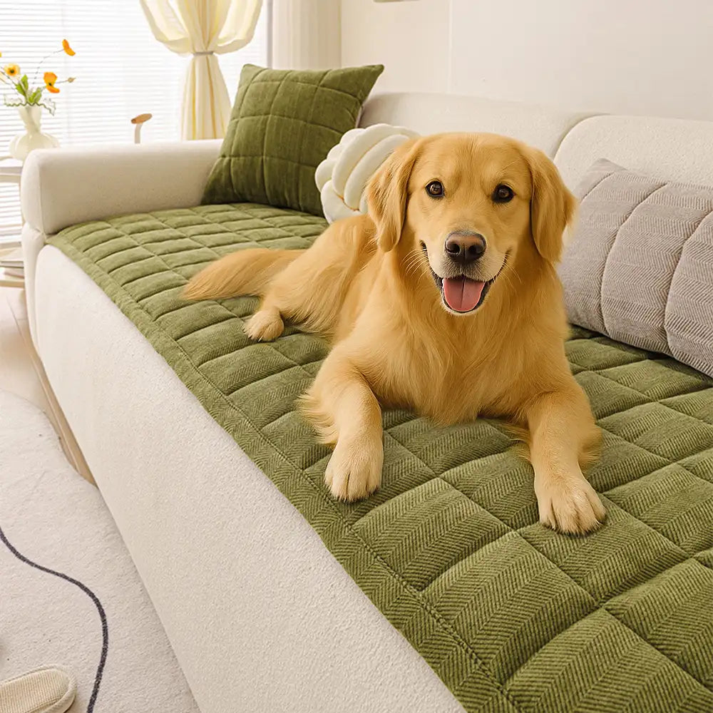 Herringbone Chenille Elegant Breathable Sofa Decoration Non-slip Sofa Cover