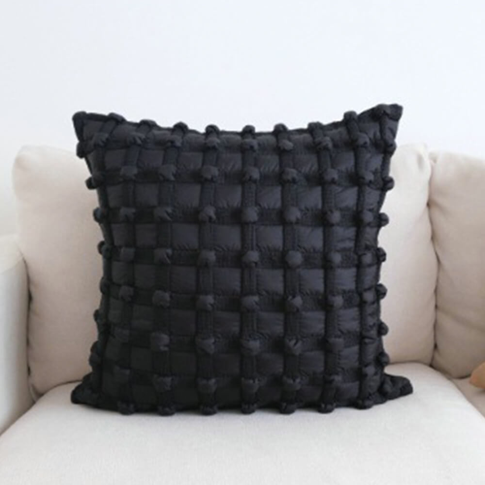 Luxury Fashion Chequered Decorative Lumbar Home Sofa Pillow