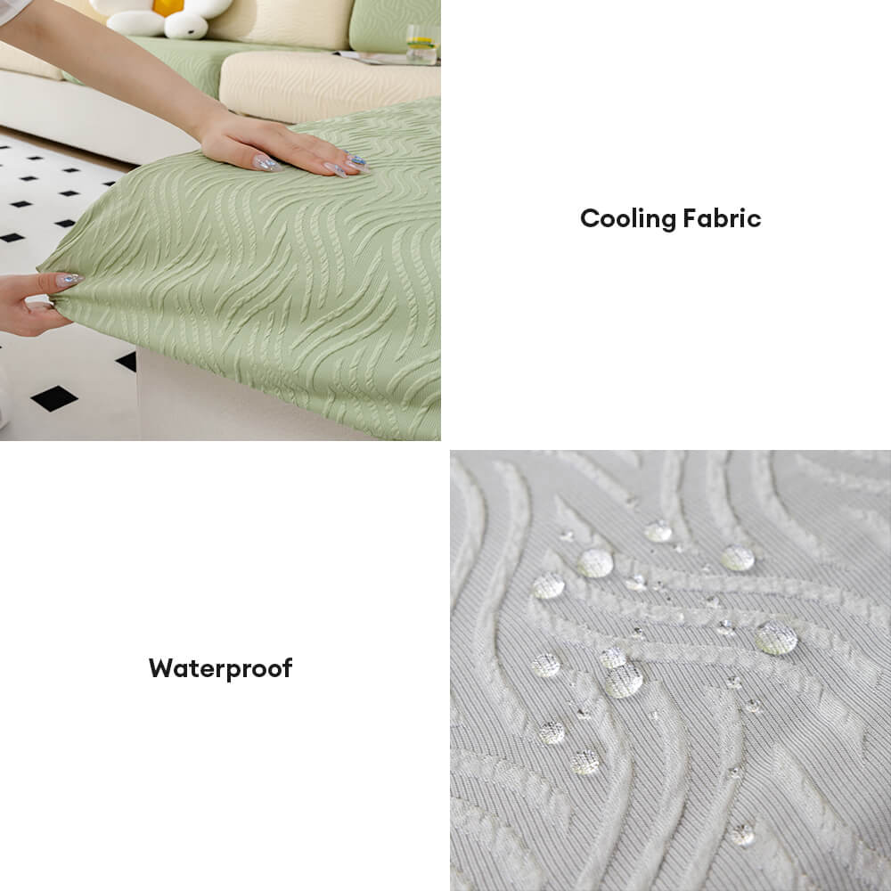 Modern Cooling Ice Silk Waterproof Antifouling Stretch Sofa Cover