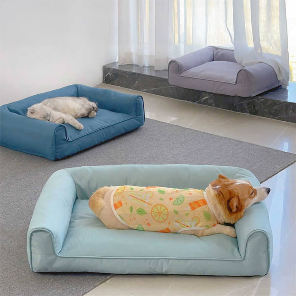 Oxford Cloth Waterproof Detachable Washable Non-Slip Orthopaedic Dog Sofa Bed