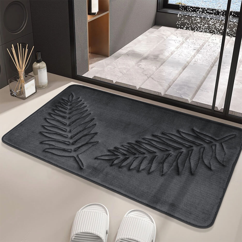 Soft Flannel Cosy Non-Slip Water-Absorbent Decorative Home Rug