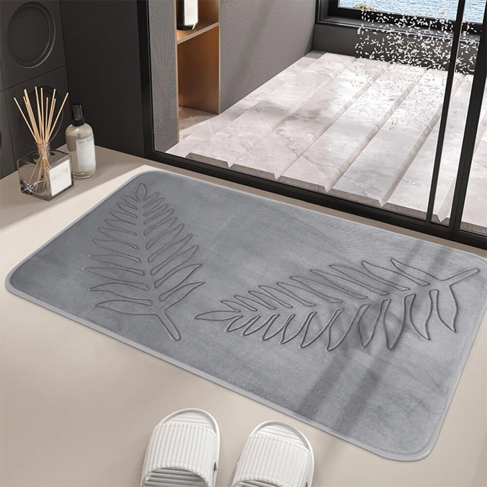 Soft Flannel Cosy Non-Slip Water-Absorbent Decorative Home Rug