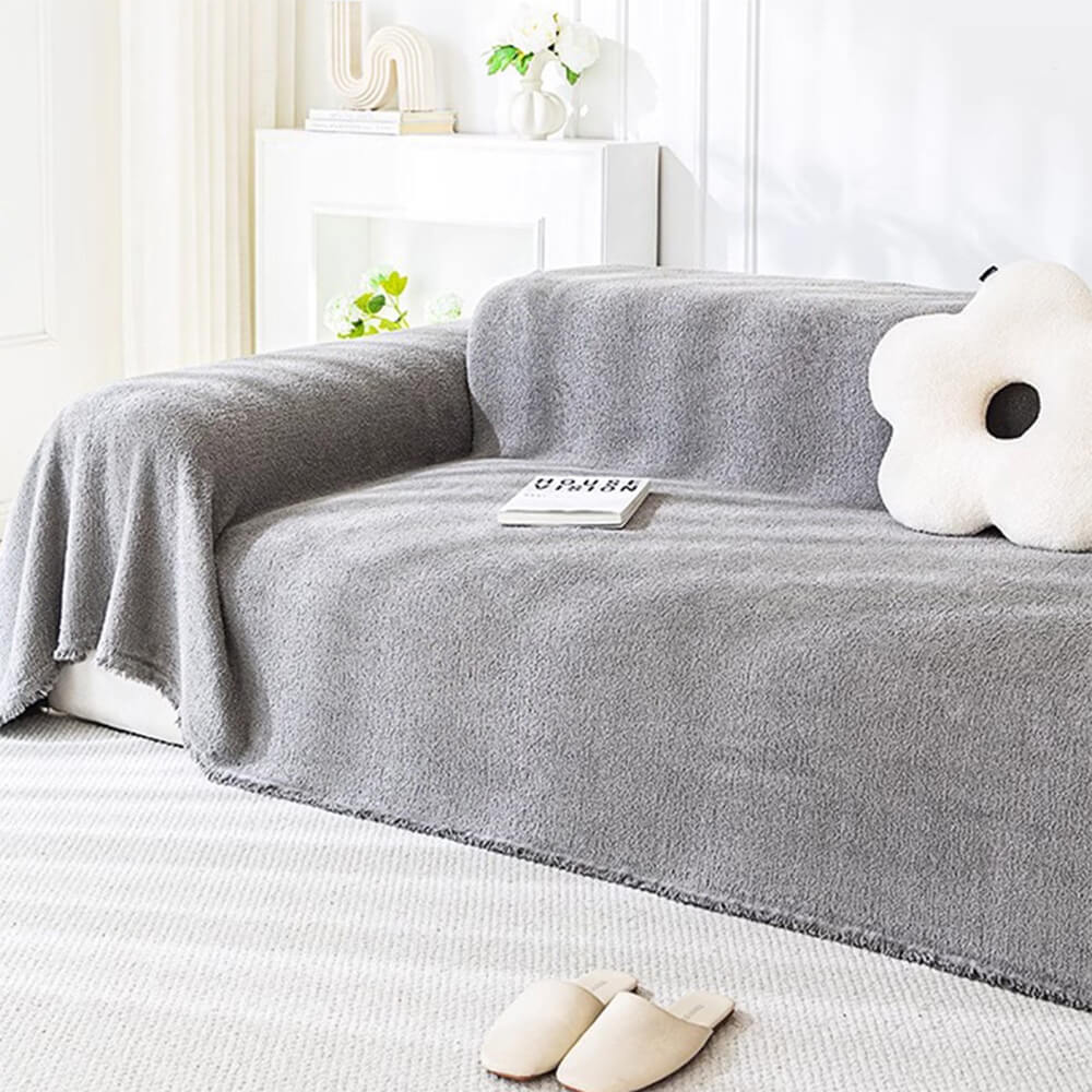 Soft Plush Waterproof Multi-Purpose Sofa Protection Sofa Cover