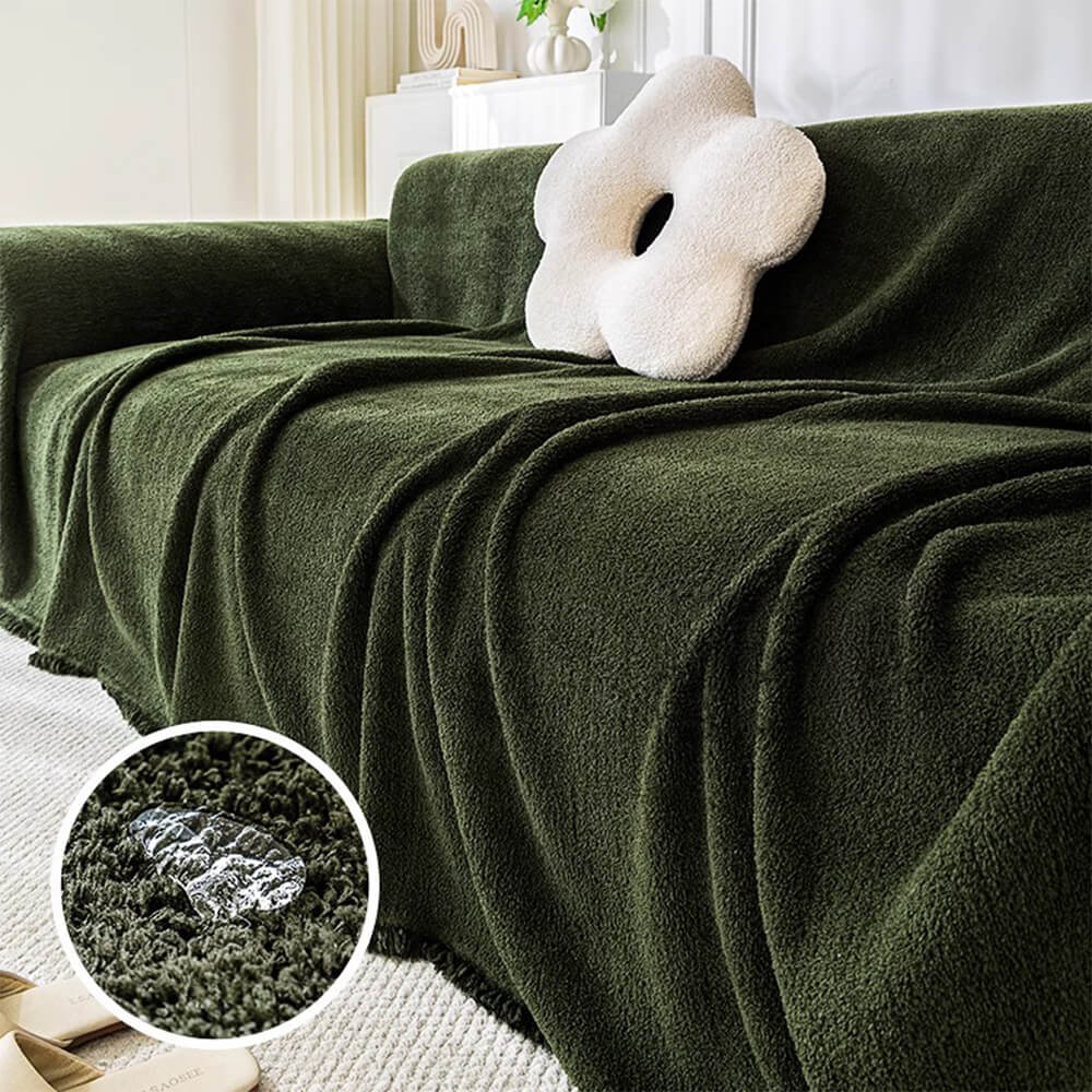 Soft Plush Waterproof Multi-Purpose Sofa Protection Sofa Cover