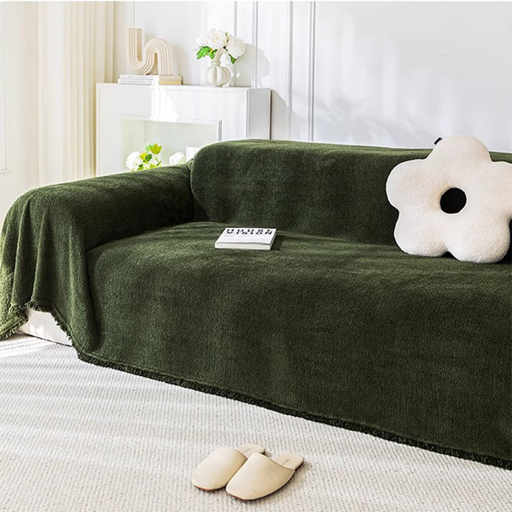 Soft Plush Waterproof Multi-Purpose Sofa Protection Sofa Cover