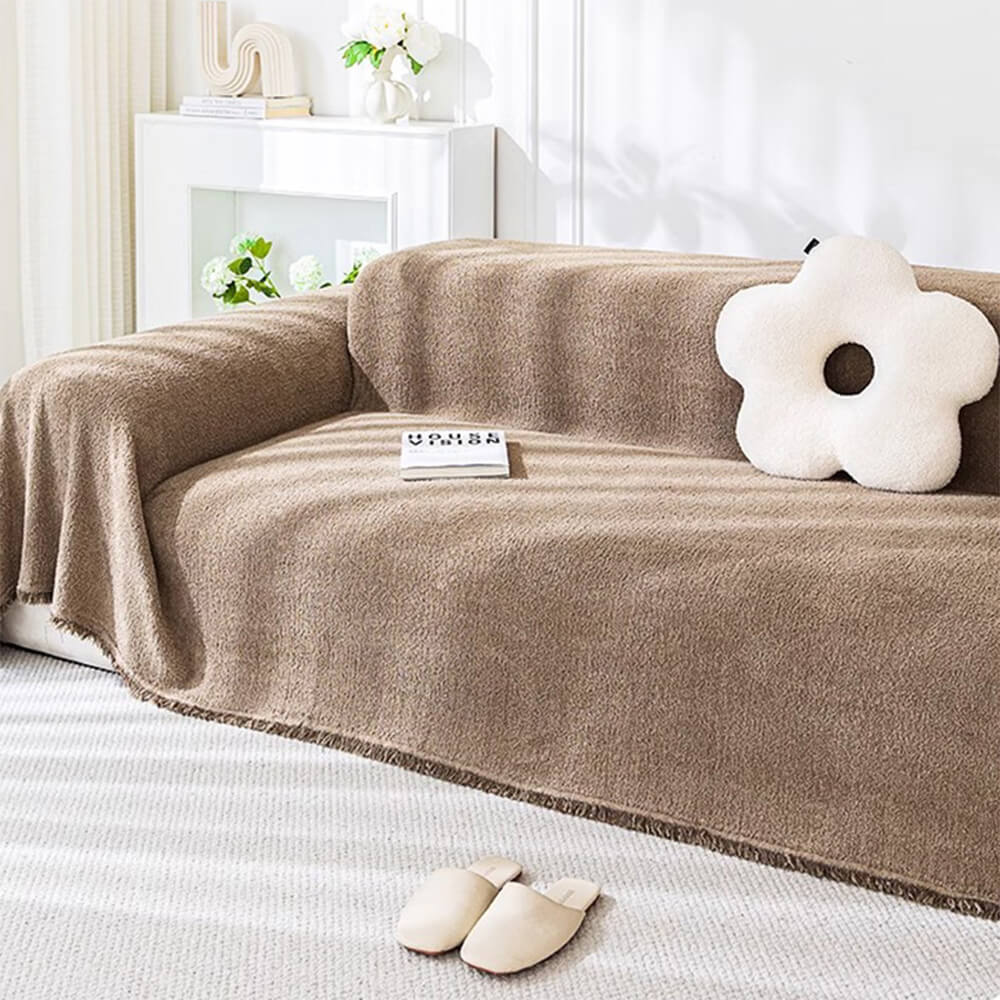 Soft Plush Waterproof Multi-Purpose Sofa Protection Sofa Cover