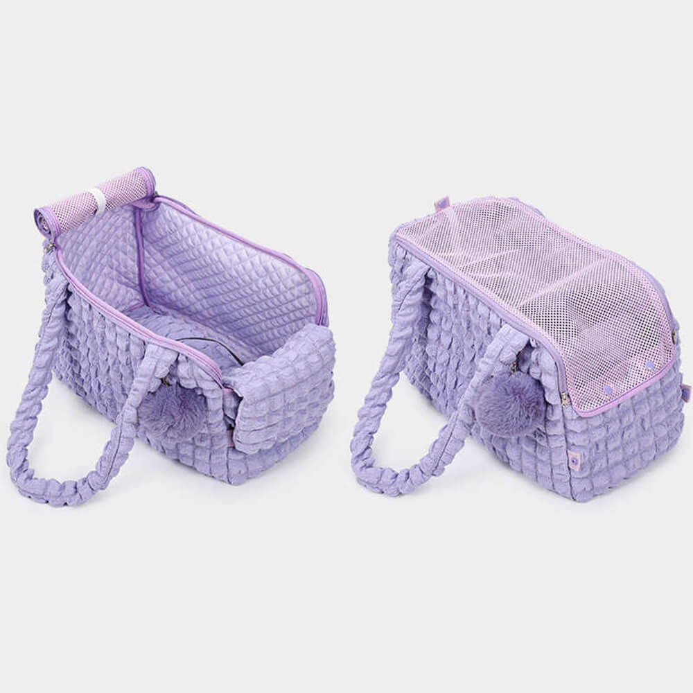 Trendy Cosy Lightweight Breathable Detachable Pet Carrier Shoulder Bag