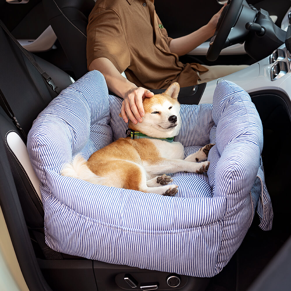 Portable Leisure Outing Pet Booster Large Dog Car Seat Bed