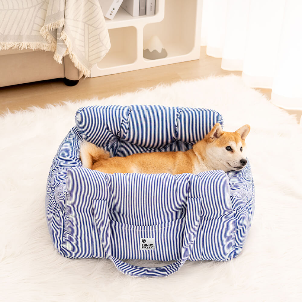 Portable Leisure Outing Pet Booster Dog Car Seat Bed