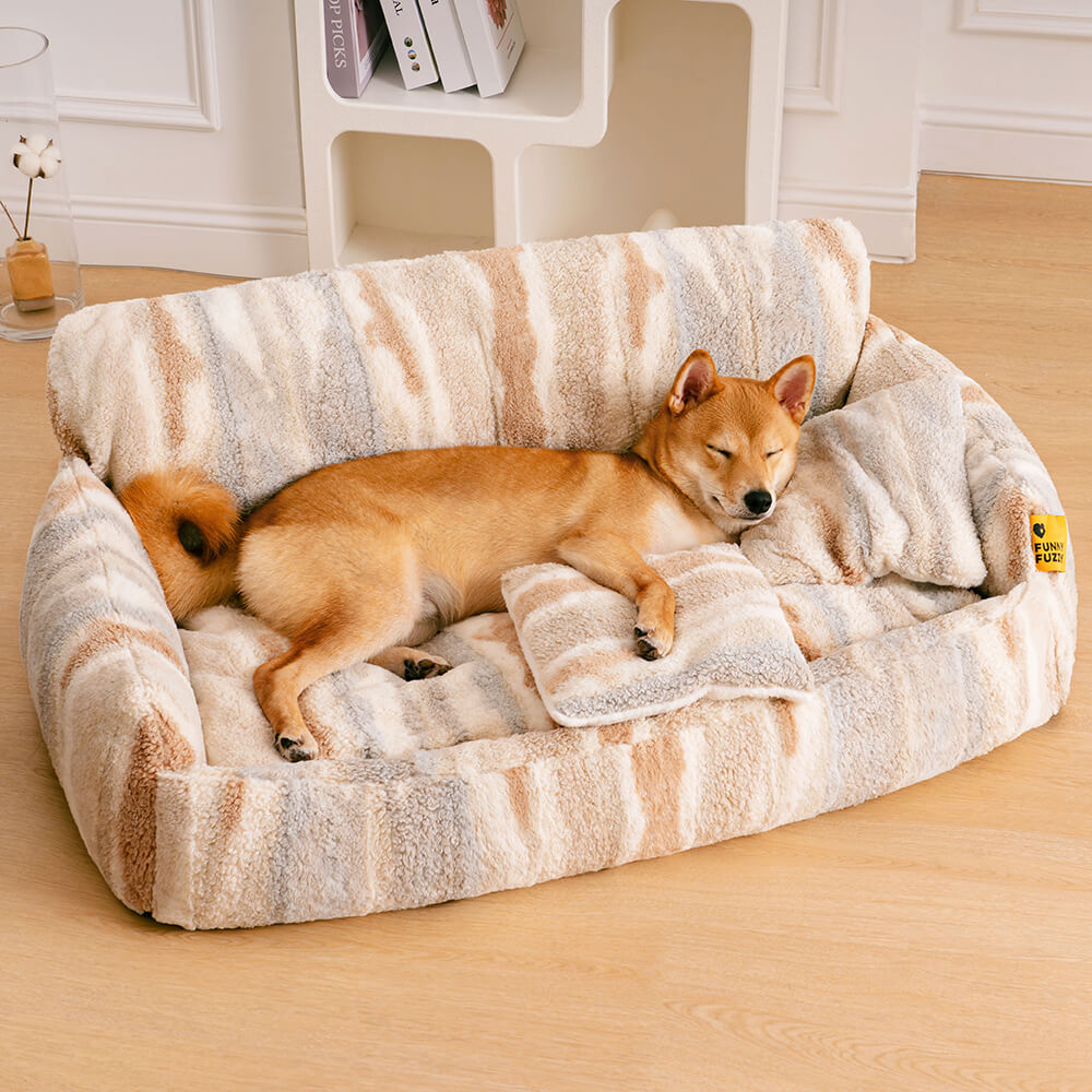 Nordic Fluffy Extra Large Cosy Dog & Cat Sofa Bed