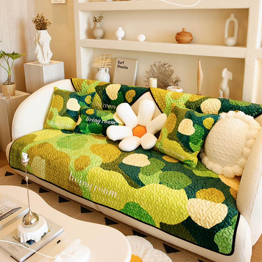 Super Soft Floral Anti-scratch Furniture Protector Sofa Cover