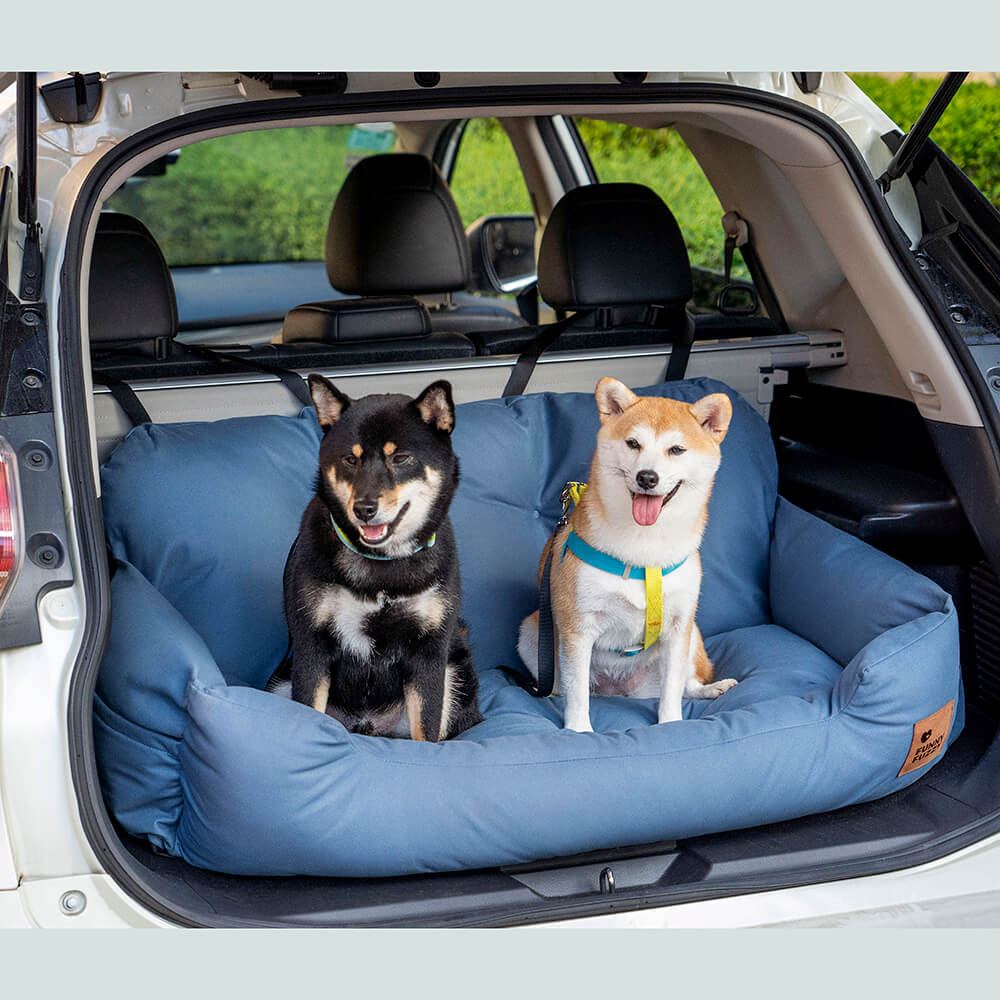 Lettino da viaggio per il sedile posteriore dell'auto per cani di taglia media e grande