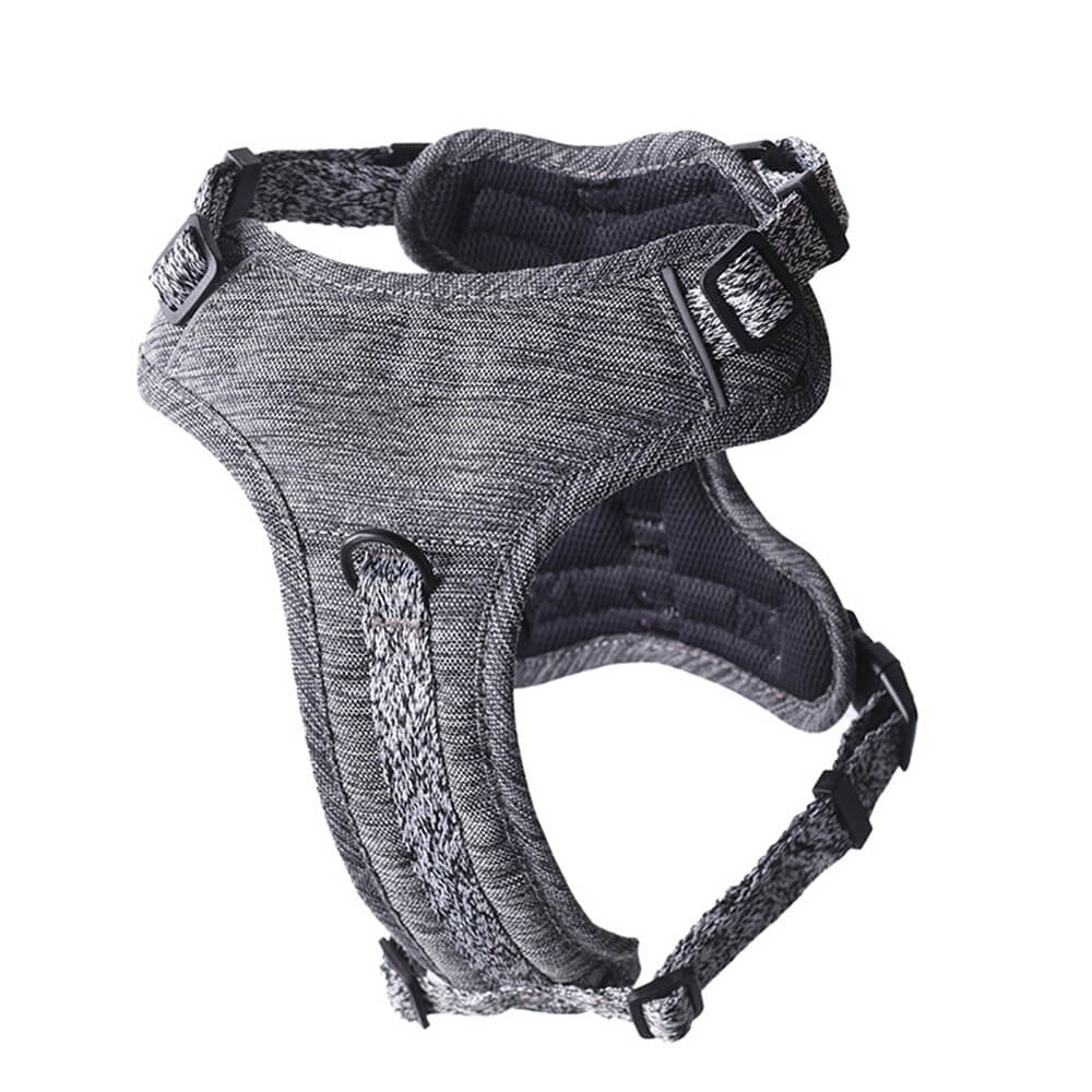 Eco-friendly Recycled Fabric No-Pull Dog Harness and Lead