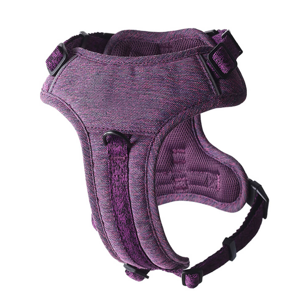 Eco-friendly Recycled Fabric No-Pull Dog Harness and Lead