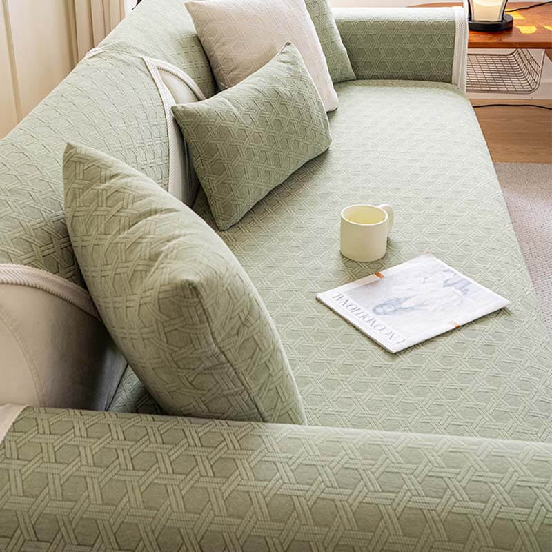 Jacquard Chenille Fabric Waterproof & Oil-proof Sofa Cover