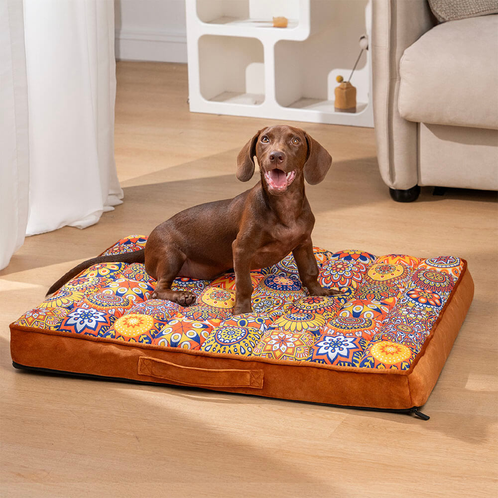 Moroccan Full Support Thickened Comfortable Orthopaedic Pillow Dog Bed