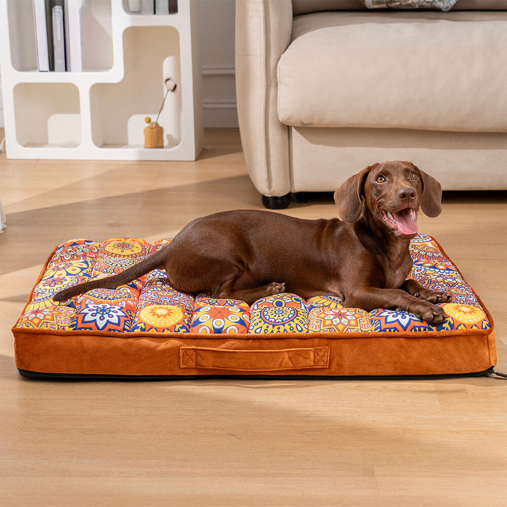 Moroccan Full Support Thickened Comfortable Orthopaedic Pillow Dog Bed