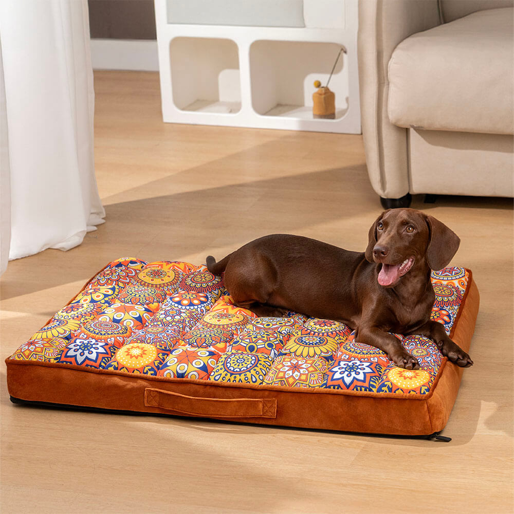 Moroccan Full Support Thickened Comfortable Orthopaedic Pillow Dog Bed