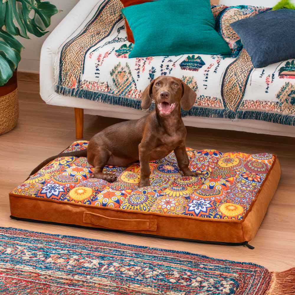 Moroccan Full Support Thickened Comfortable Orthopaedic Pillow Dog Bed