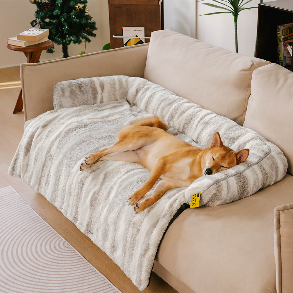 Nordic Plush Sofa Protector Dog Mat - Paw Lounge