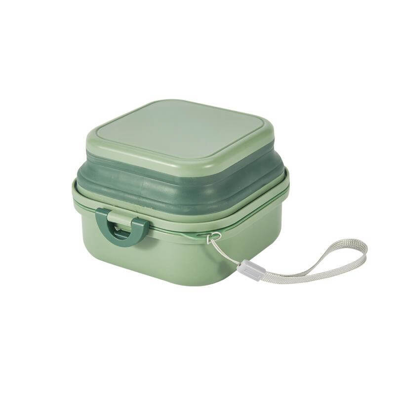 Outdoor Portable Double Bowl Folding Pet Bowl