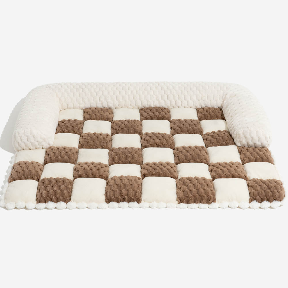 Plaid Cosy Sofa Protector Dog Mat - Snug Pad