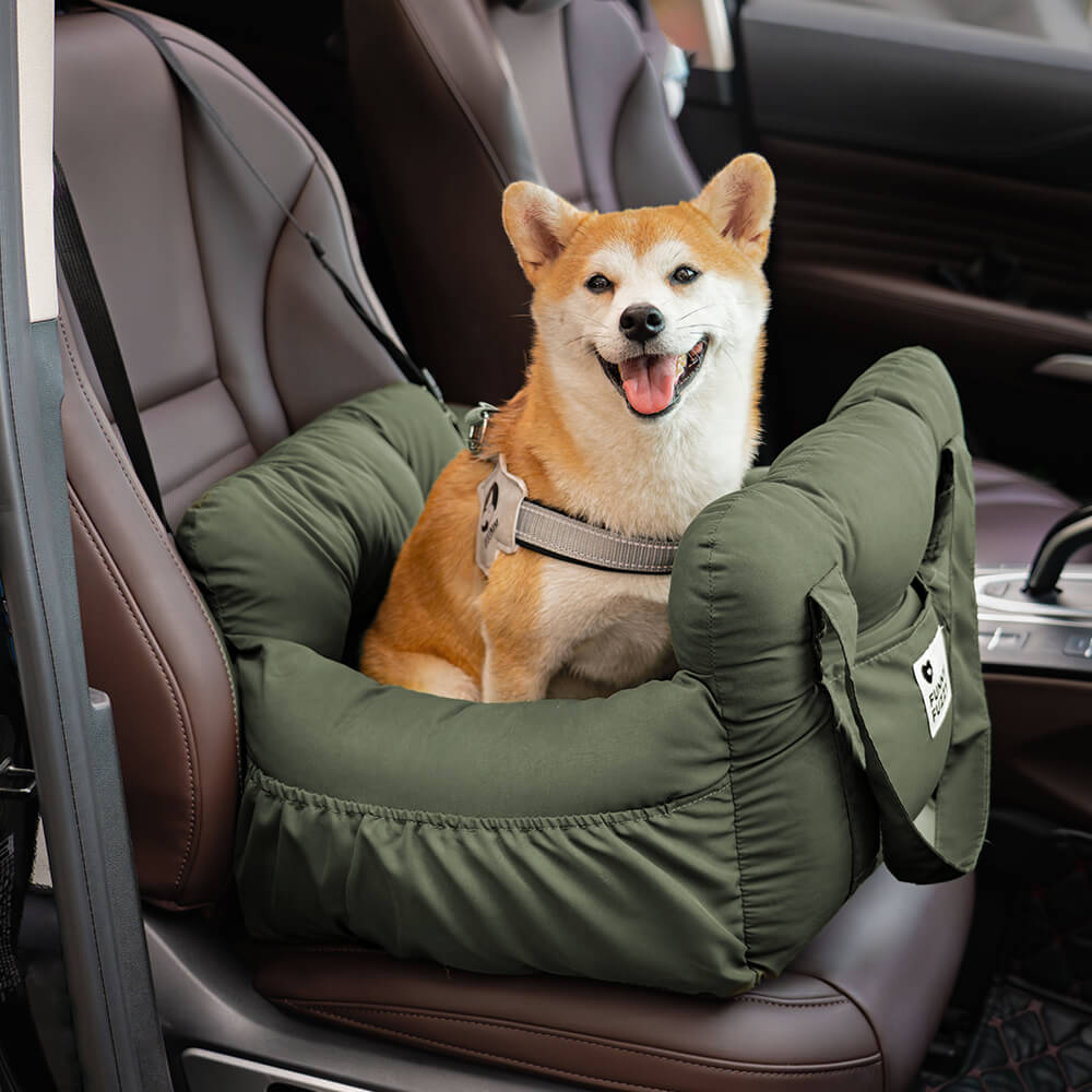 Portable Leisure Outing Pet Booster Large Dog Car Seat Bed