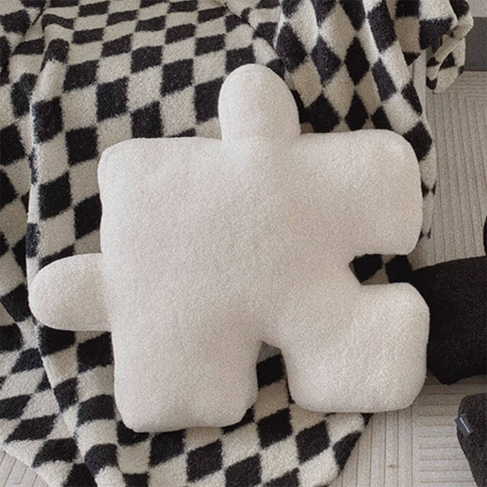 Creative Puzzle Plush Sofa Seat Cushion Pillow