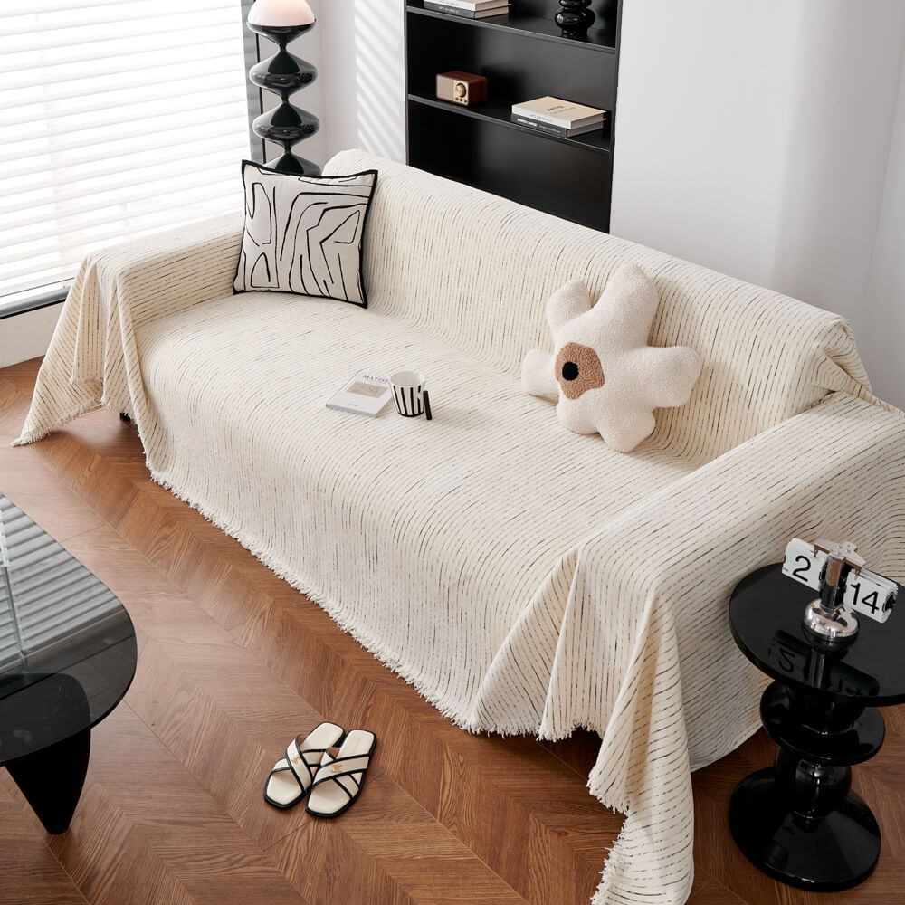 Soft Line Chenille All-Season Sofa Durable Protection Throw Sofa Cover
