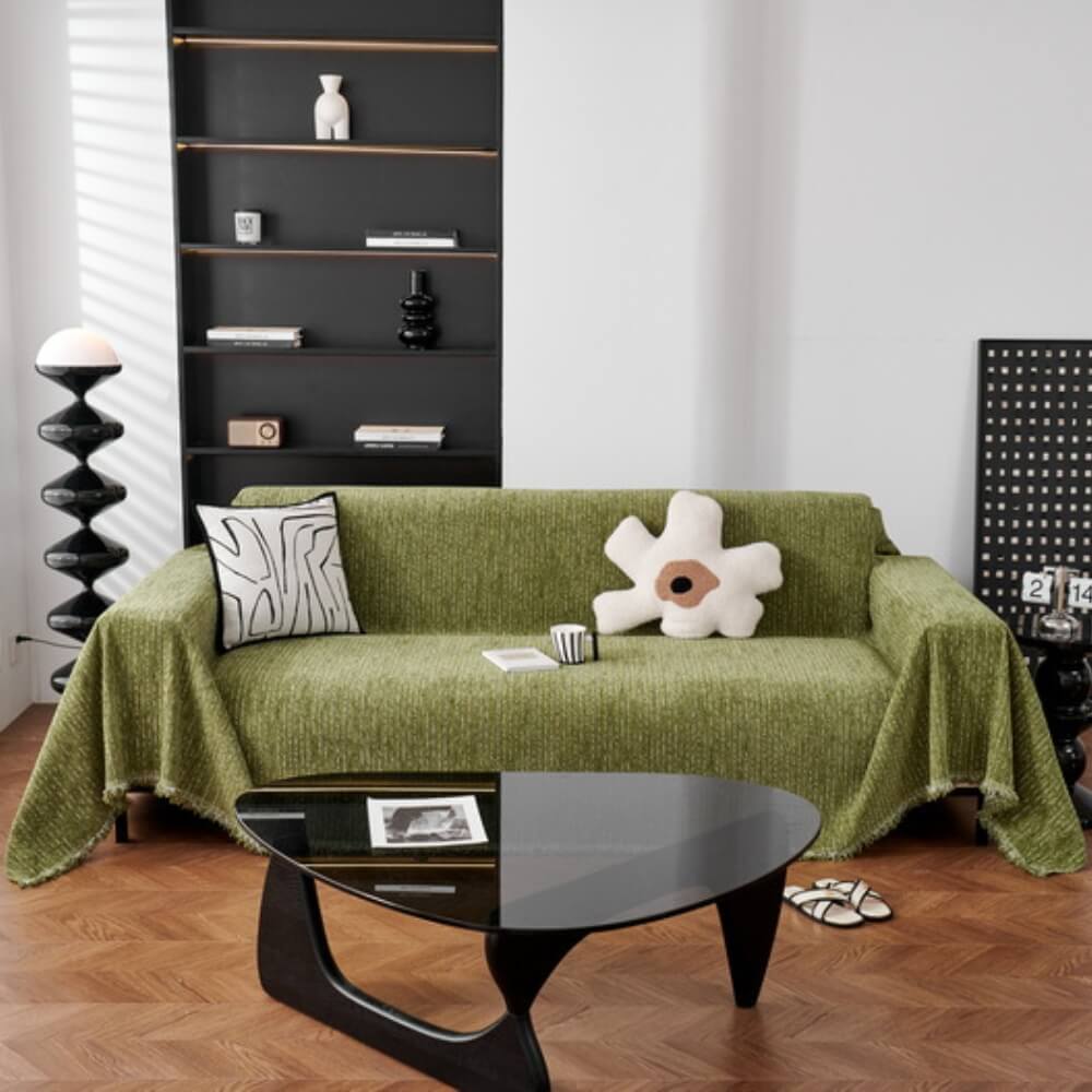 Soft Line Chenille All-Season Sofa Durable Protection Throw Sofa Cover