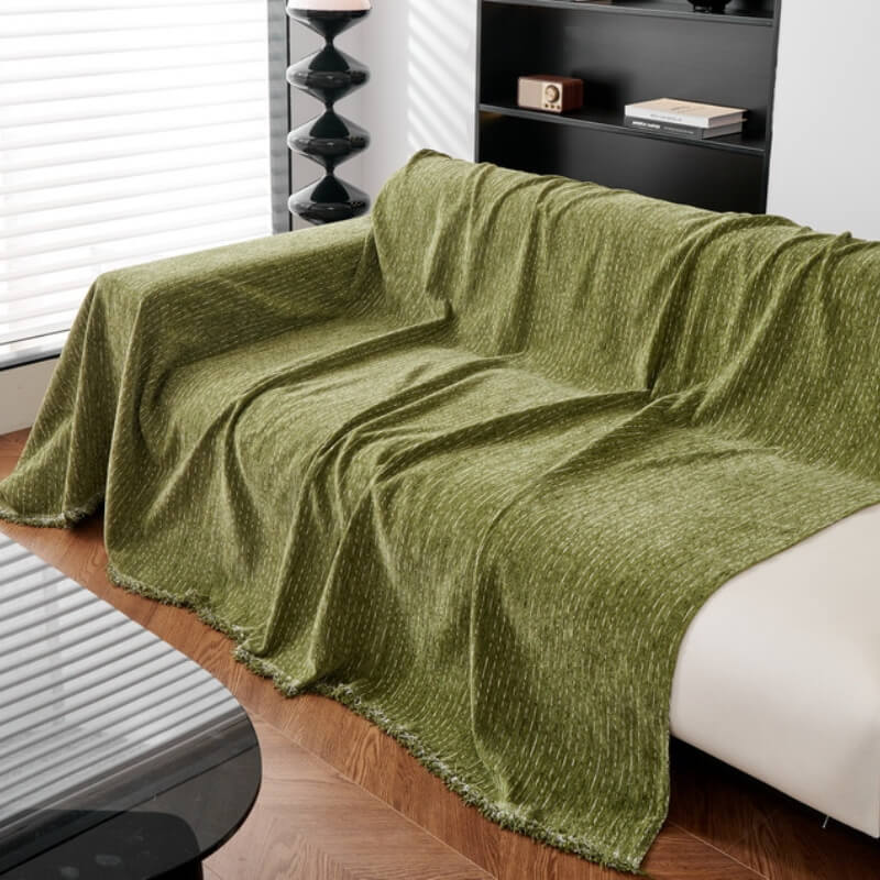 Soft Line Chenille All-Season Sofa Durable Protection Throw Sofa Cover