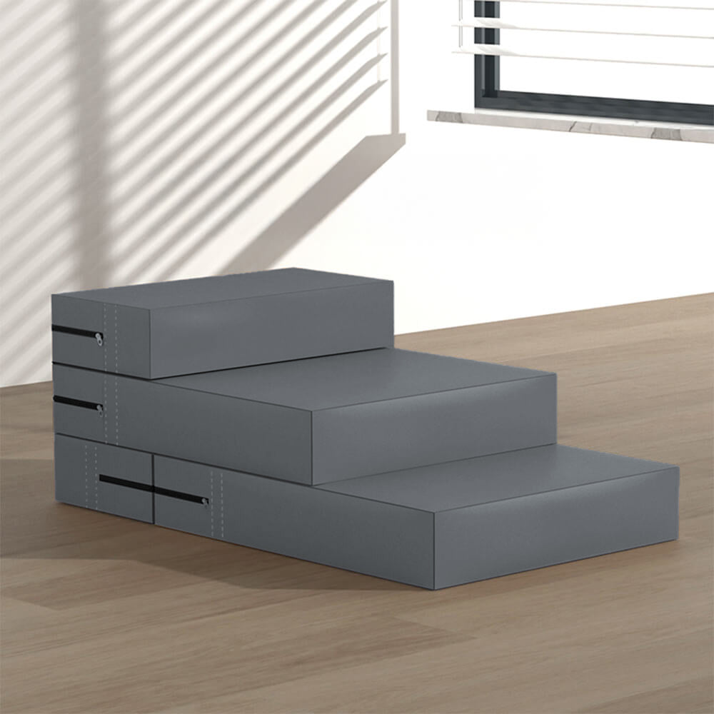 Waterproof Washable PU Leather Modular Multi-Level Pet Stairs