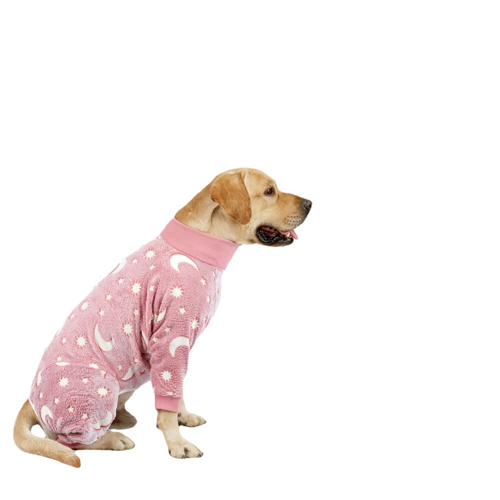 Soft and Cosy Moon & Stars Dog Pyjamas - Perfect for Year-Round Comfort