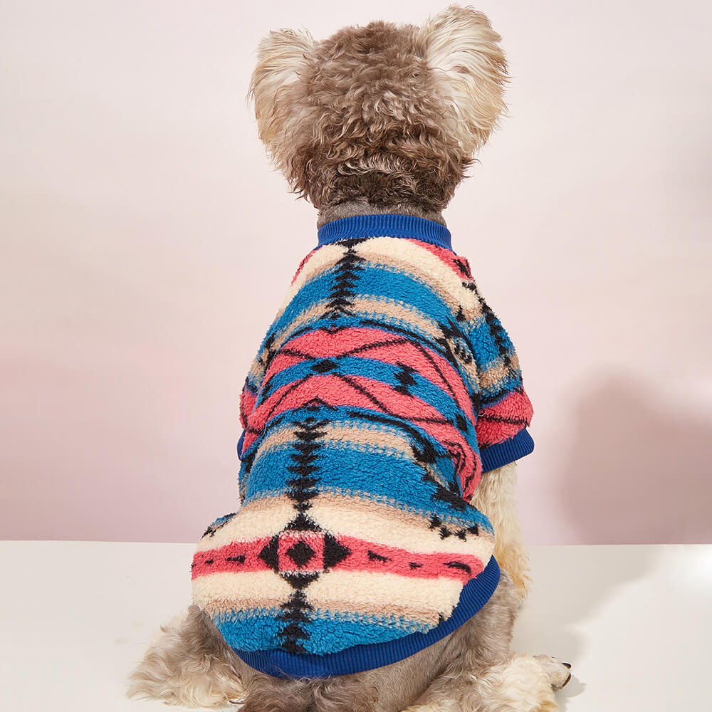 Colourful Striped Dog Sweater - Cosy & Fashionable Winter Wear