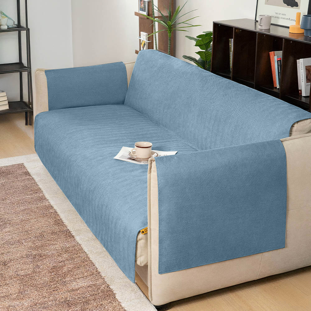 Waterproof Non-Slip Furniture Protector Sofa Cover-Slip safe