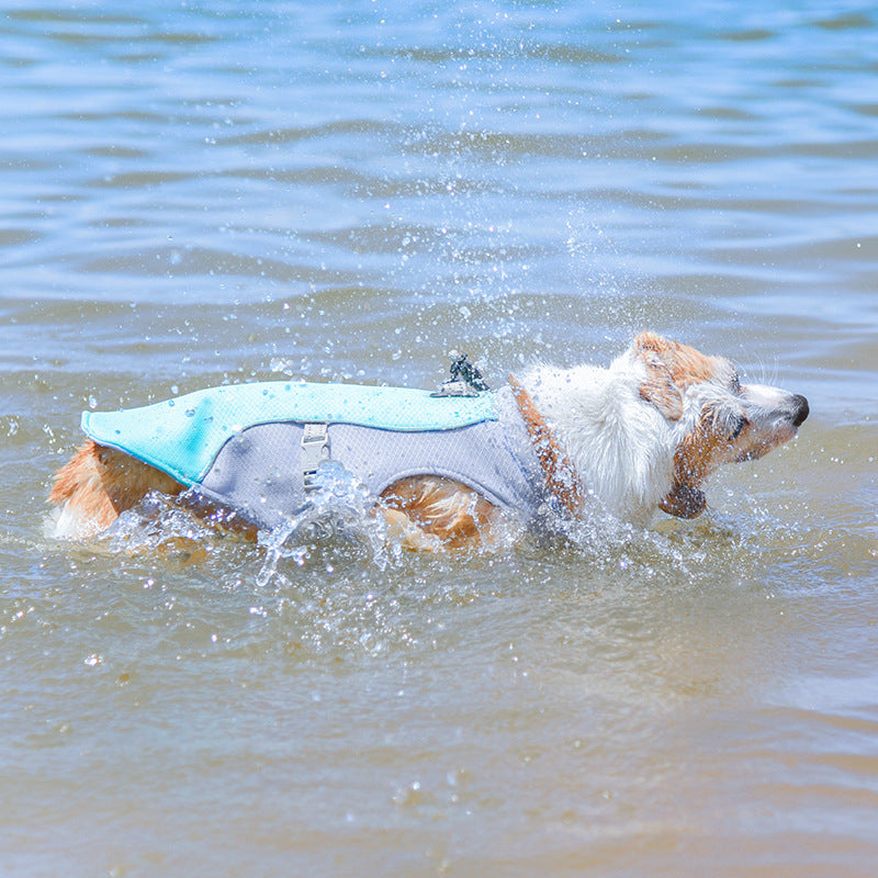 Breathable Vest For Sunstroke Prevention Water-soluble Dog Cooling Vest