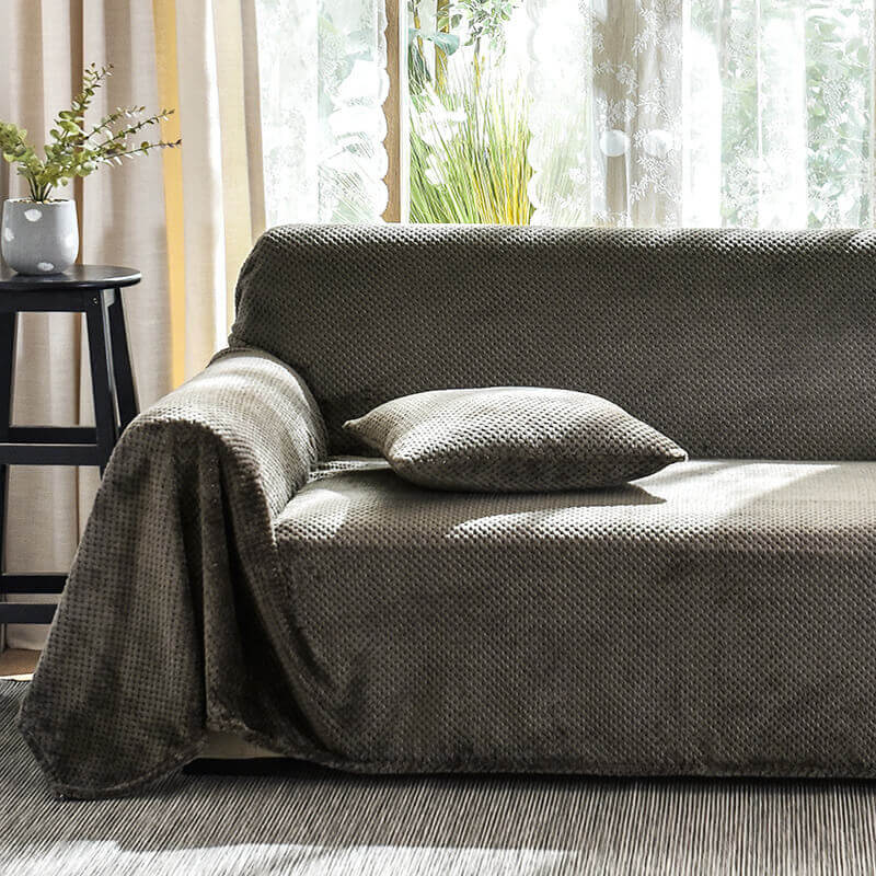 Cosy Velvet Blanket Anti-Scratch Sofa Cover