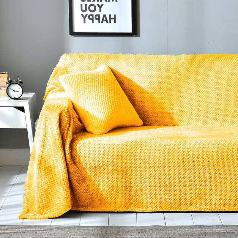 Cosy Velvet Blanket Anti-Scratch Sofa Cover