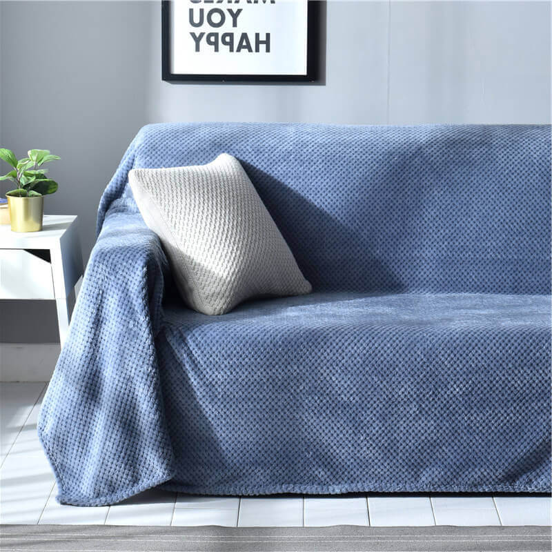 Cosy Velvet Blanket Anti-Scratch Sofa Cover