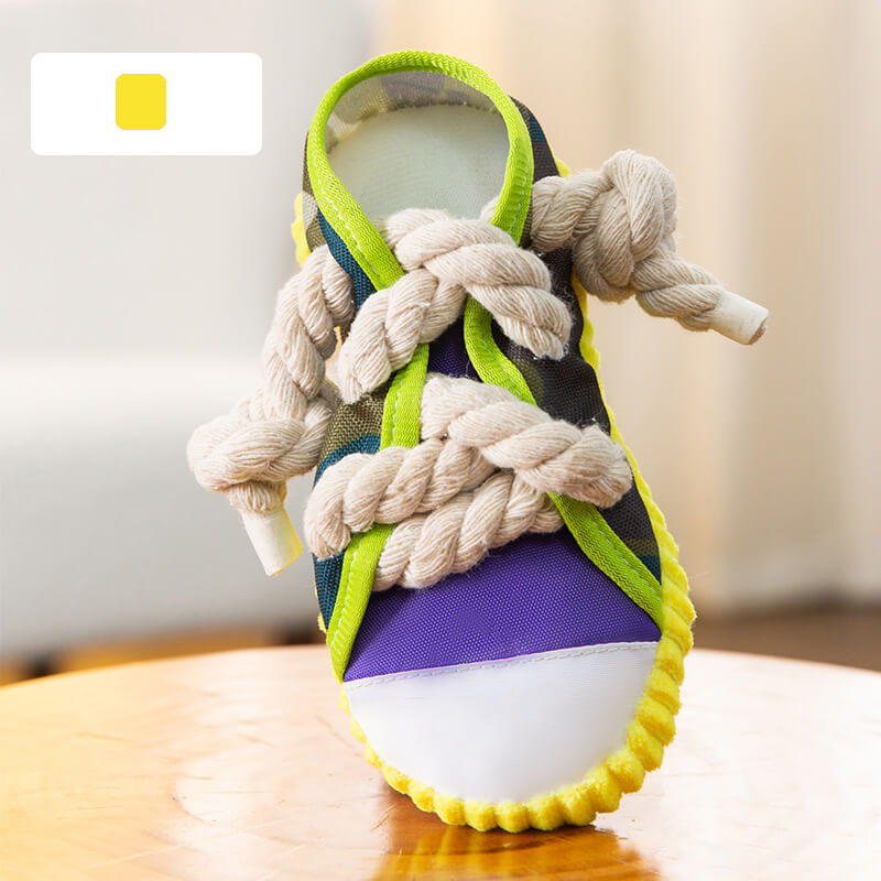 Cotton Rope Slipper Toy Dog Teething Toy