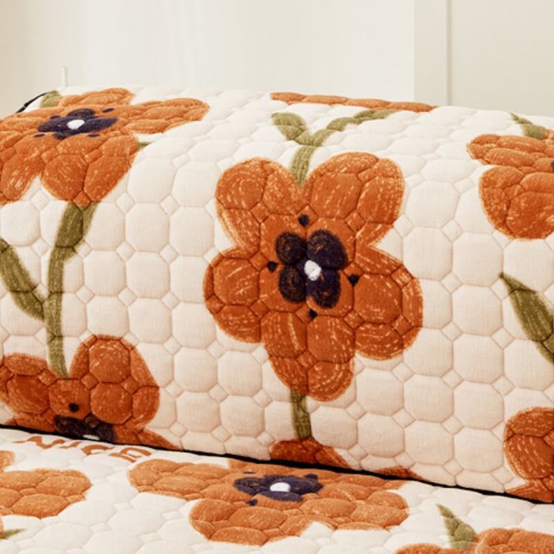 Housse de canapé tendance fleur d'eden, protection de meubles, housse de canapé