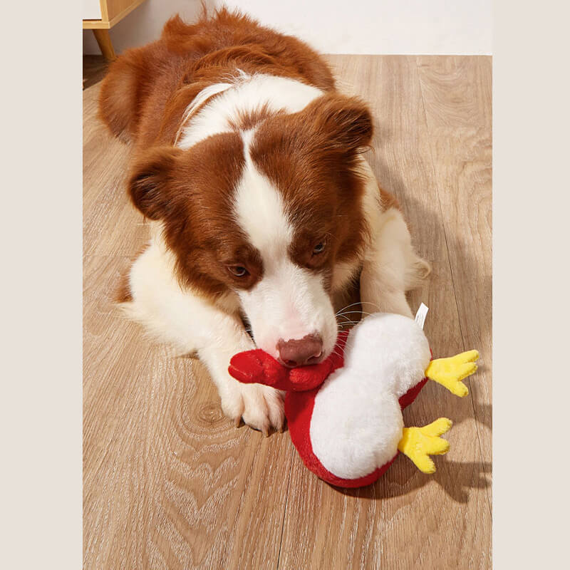 Funny Plush Squeaky Dog Toy - Butt