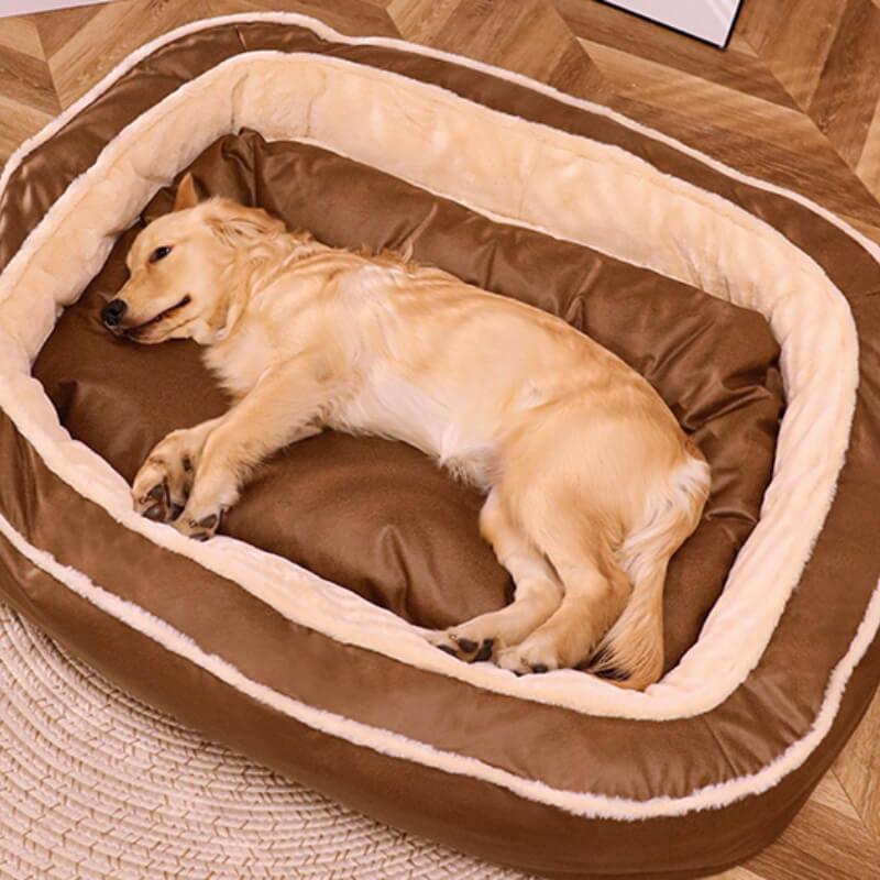 Large Warm Deep Sleeping Bed Dog Bed