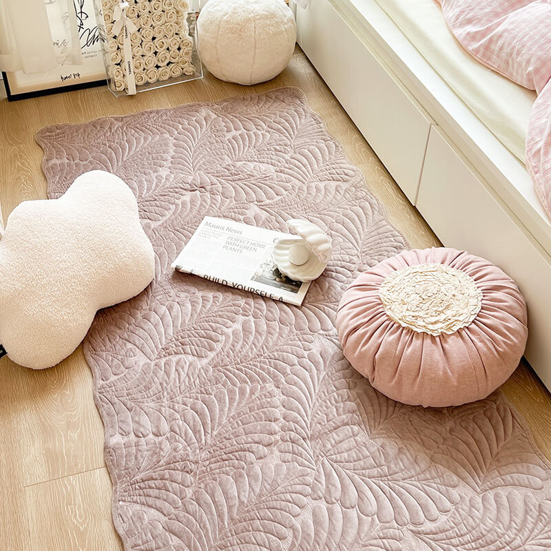 Leaf Cotton Carpet Anti-scratch Protective Sofa Cover