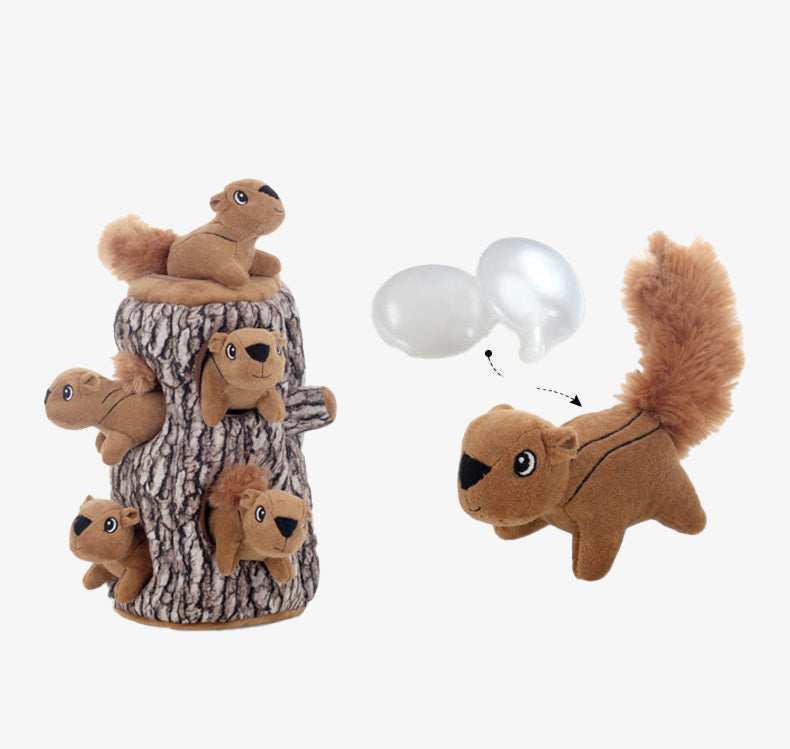 Eichhörnchen-Anreicherungsspielzeug für Hunde und Katzen