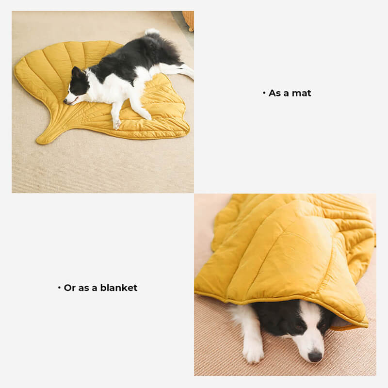 Leaf Shape Dog Blanket